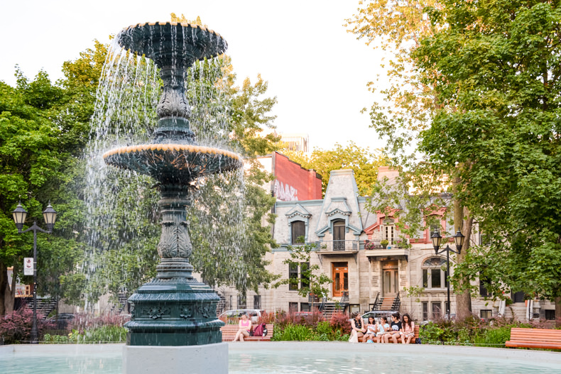 Montréal incontournables photos Carré St-Louis