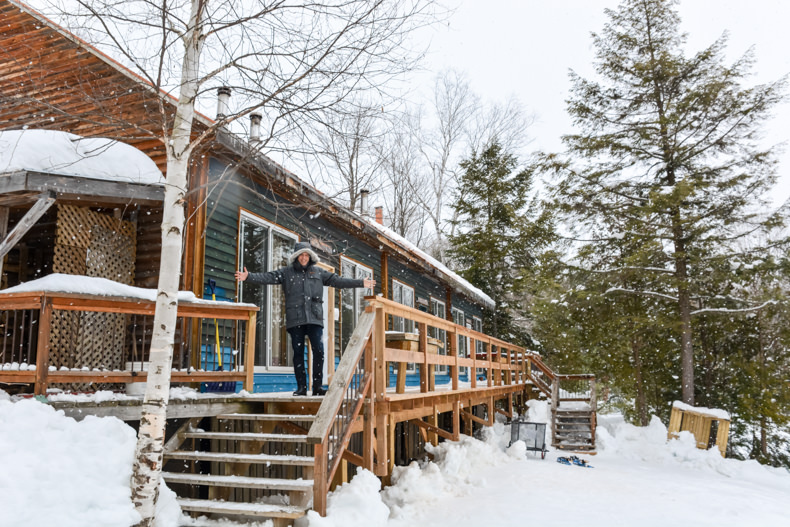 Aux berges du lac Castor Mauricie