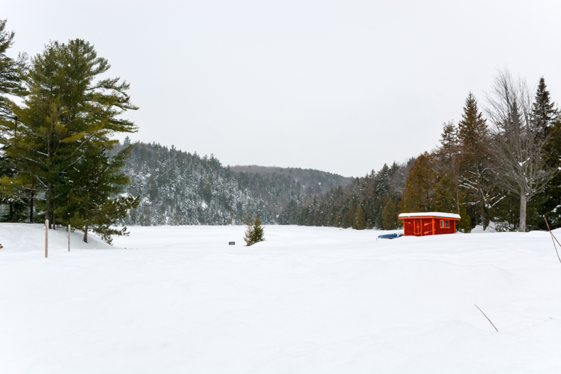 Aux berges du lac Castor Mauricie