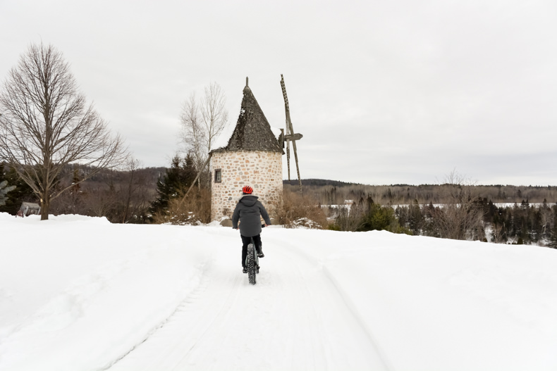 Baluchon hiver Mauricie fatbike