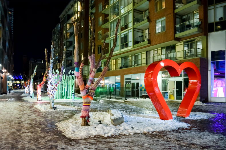 Distillery District Toronto Light Festival