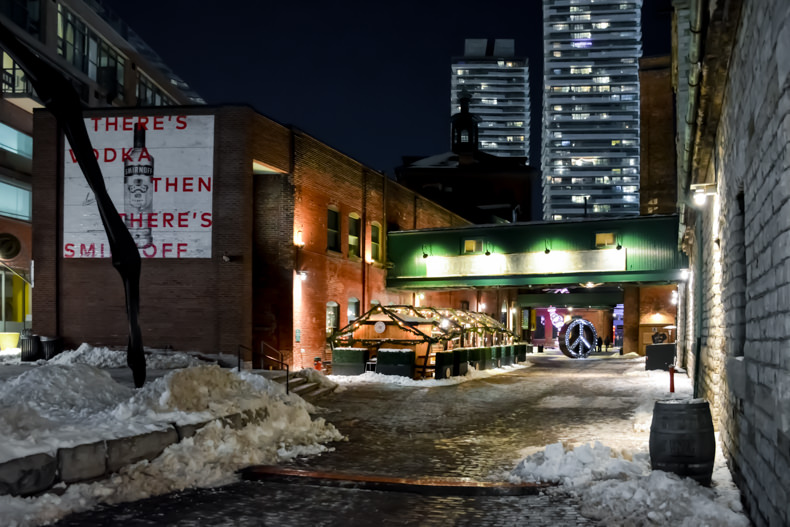 Distillery District Toronto Light Festival