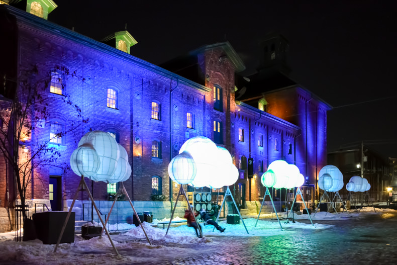 Distillery District Toronto Light Festival