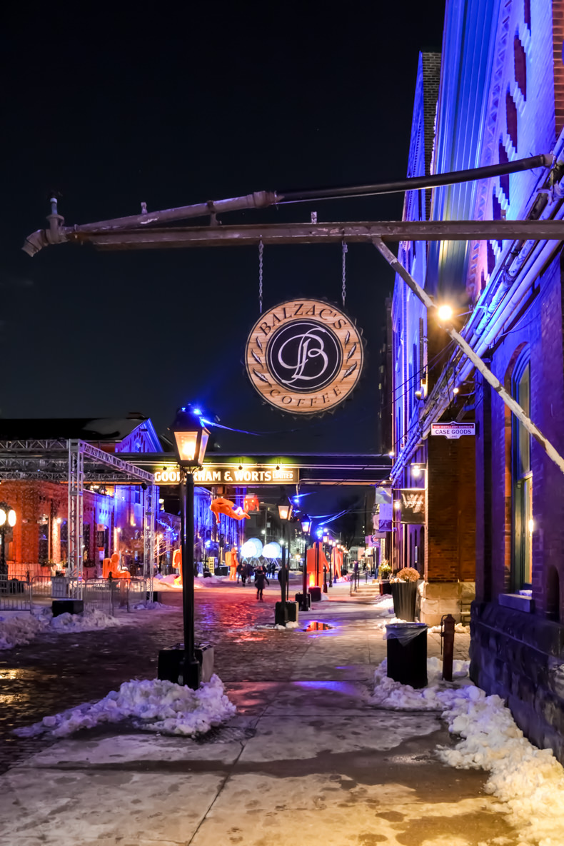 Distillery District Toronto Light Festival