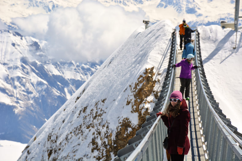 Peak Walk Glacier 3000