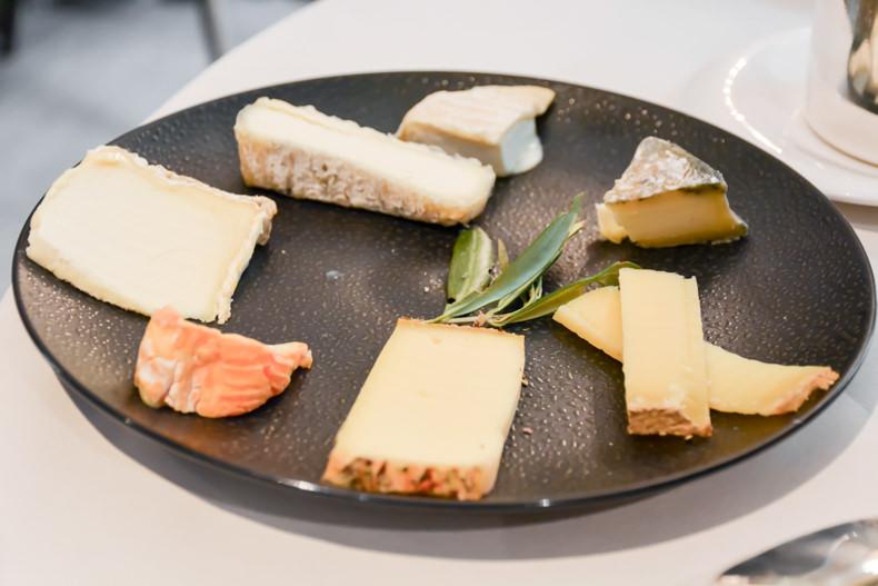 Assiette de fromages au Mas de Boudan de Nîmes