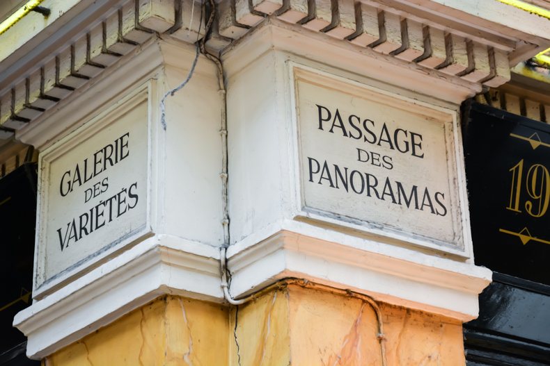 Passage des Panoramas passages couverts Paris