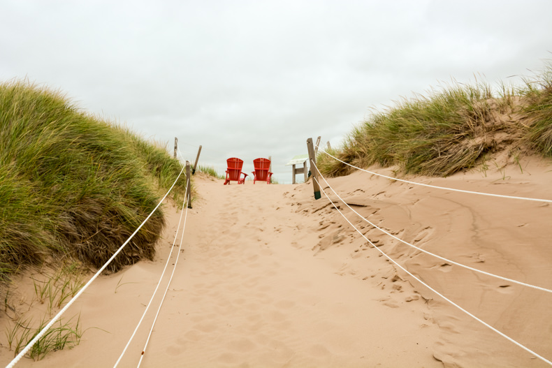 sentier des dunes Greenwich