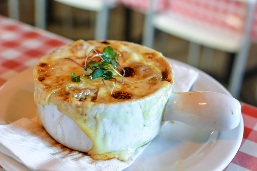 Labonté de la pomme Cabane à pommes soupe à l'oignon