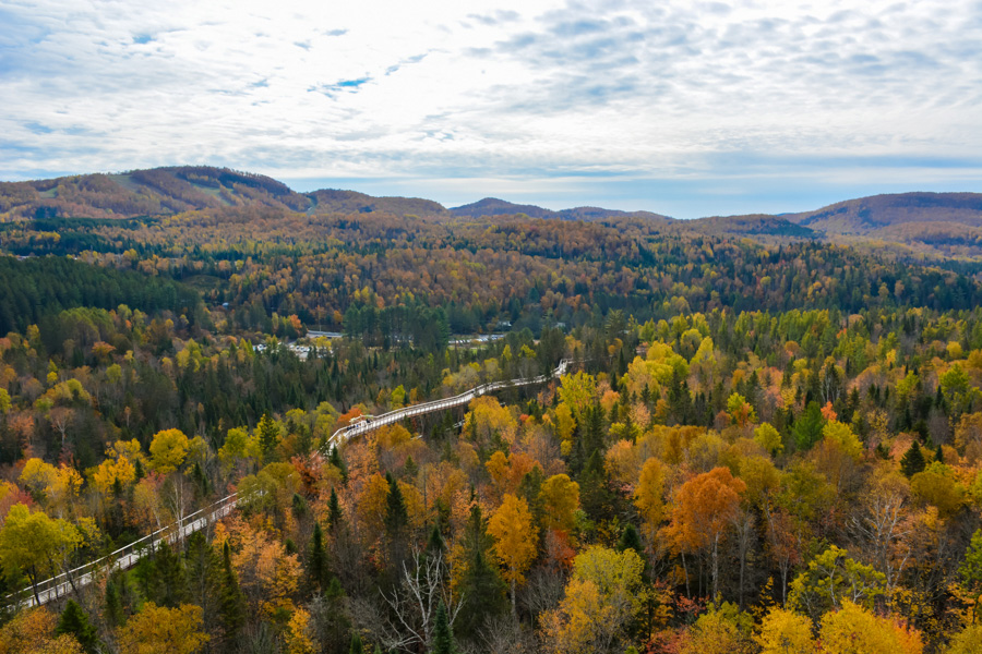 Sentier des cimes Laurentides