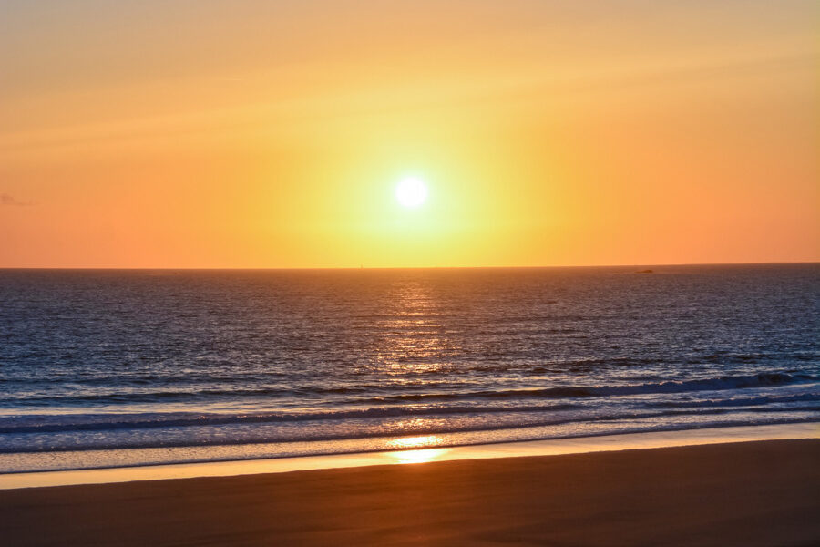 une semaine presqu'île de Crozon coucher de soleil Lostmarc'h