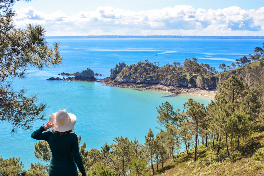 une semaine presqu'île de Crozon anse de l'île vierge