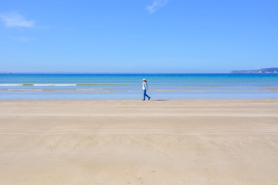 une semaine presqu'île de Crozon plage de l'Aber