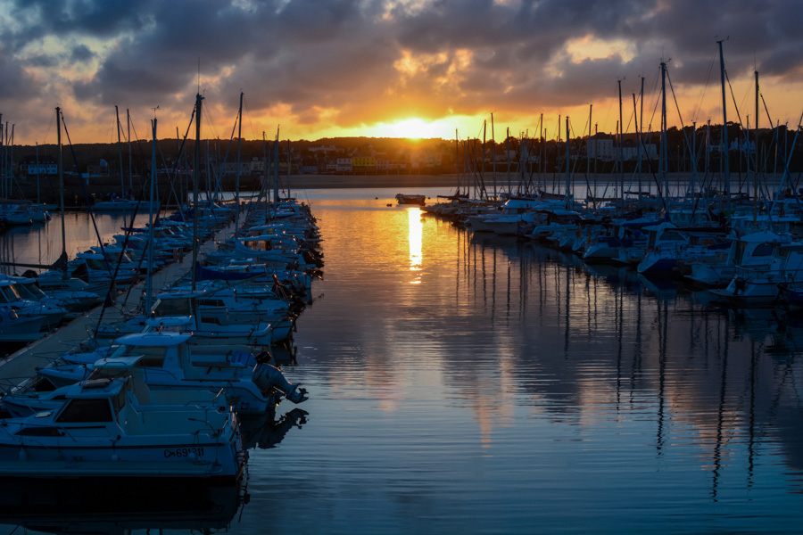 une semaine presqu'île de Crozon coucher de soleil Morgat