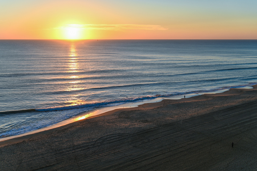 Virginia Beach à l'automne en amoureux