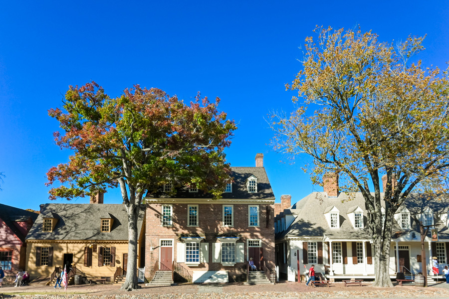 triangle historique Virginie Colonial Williamsburg