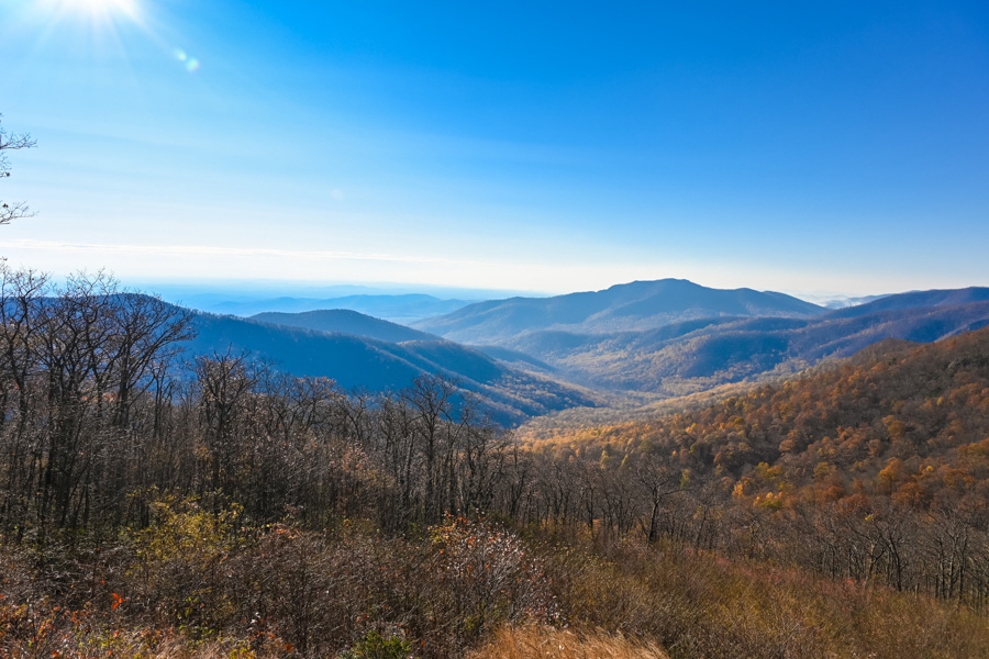 parc national de Shenandoah automne