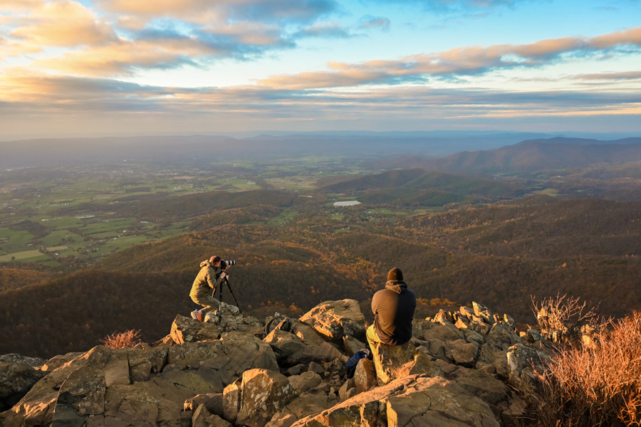 parc national de Shenandoah automne Stony Man Trail