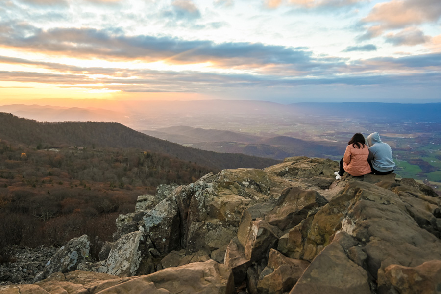 parc national de Shenandoah automne Stony Man Trail