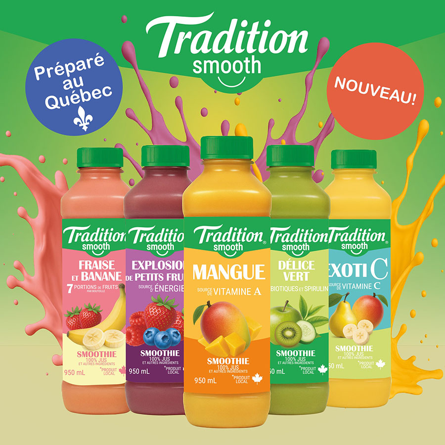 Jus Tradition Smoothies Vergers Jodoin